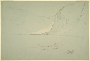 绘画，奥地利附近的风景，1868年8月5日 作者 弗雷德里克·埃德温·丘奇